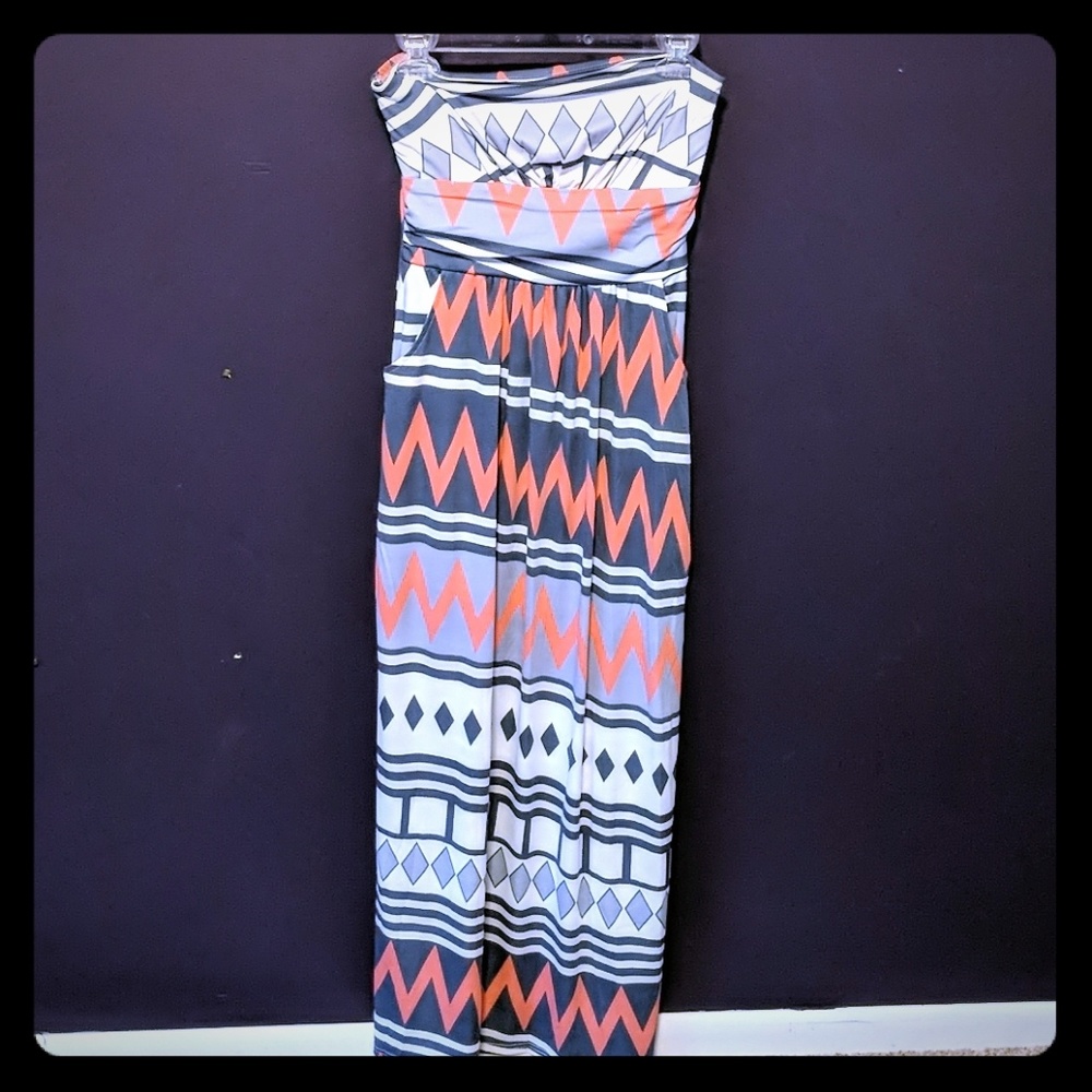 Floor length maxi summer dress